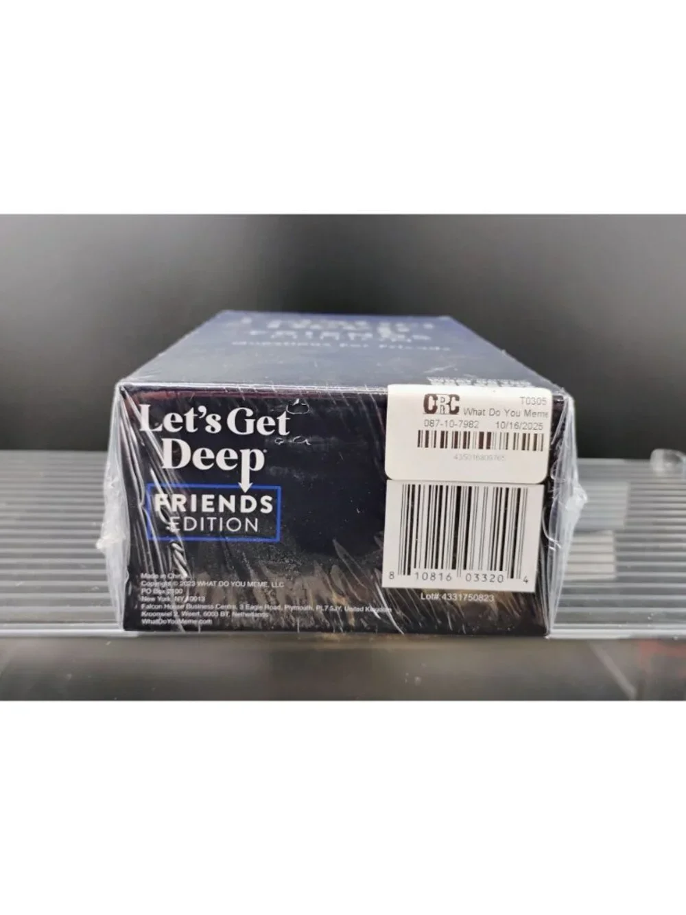 Lets Get Deep Friends Edition Card Game Party Game Adults 17+